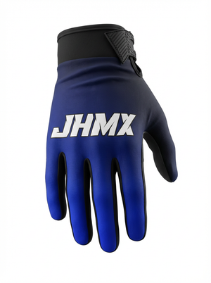 Blue & Black fade gloves