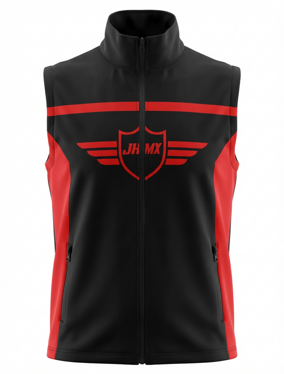 Red & Black Gilet