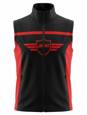 Red & Black Gilet