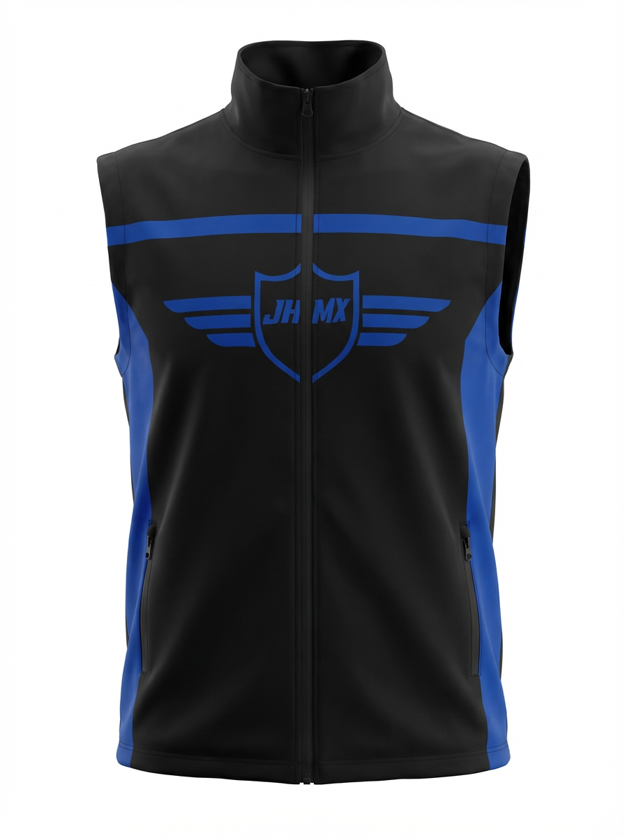 Blue & Black Gilet
