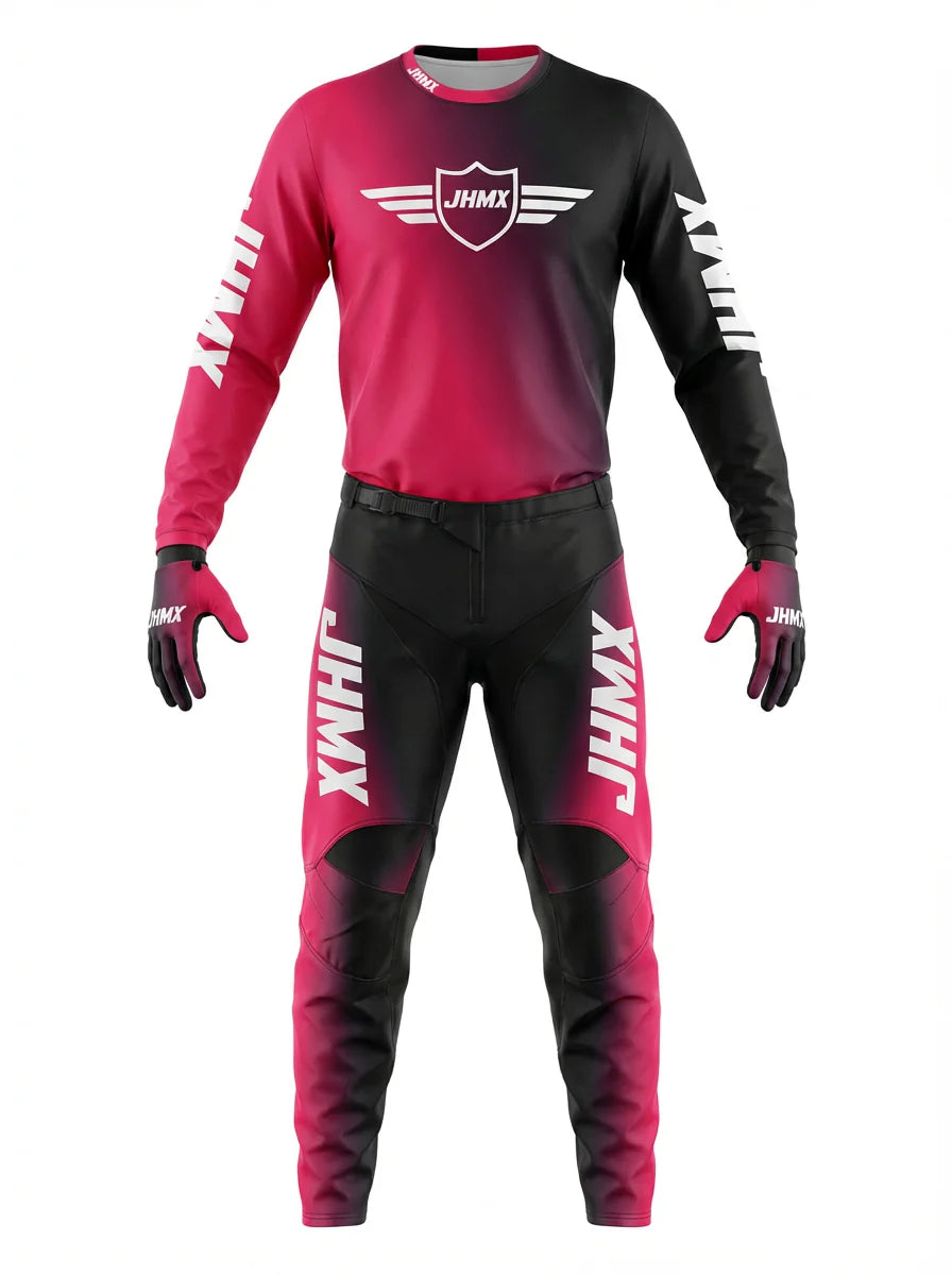 Pink & Black fade