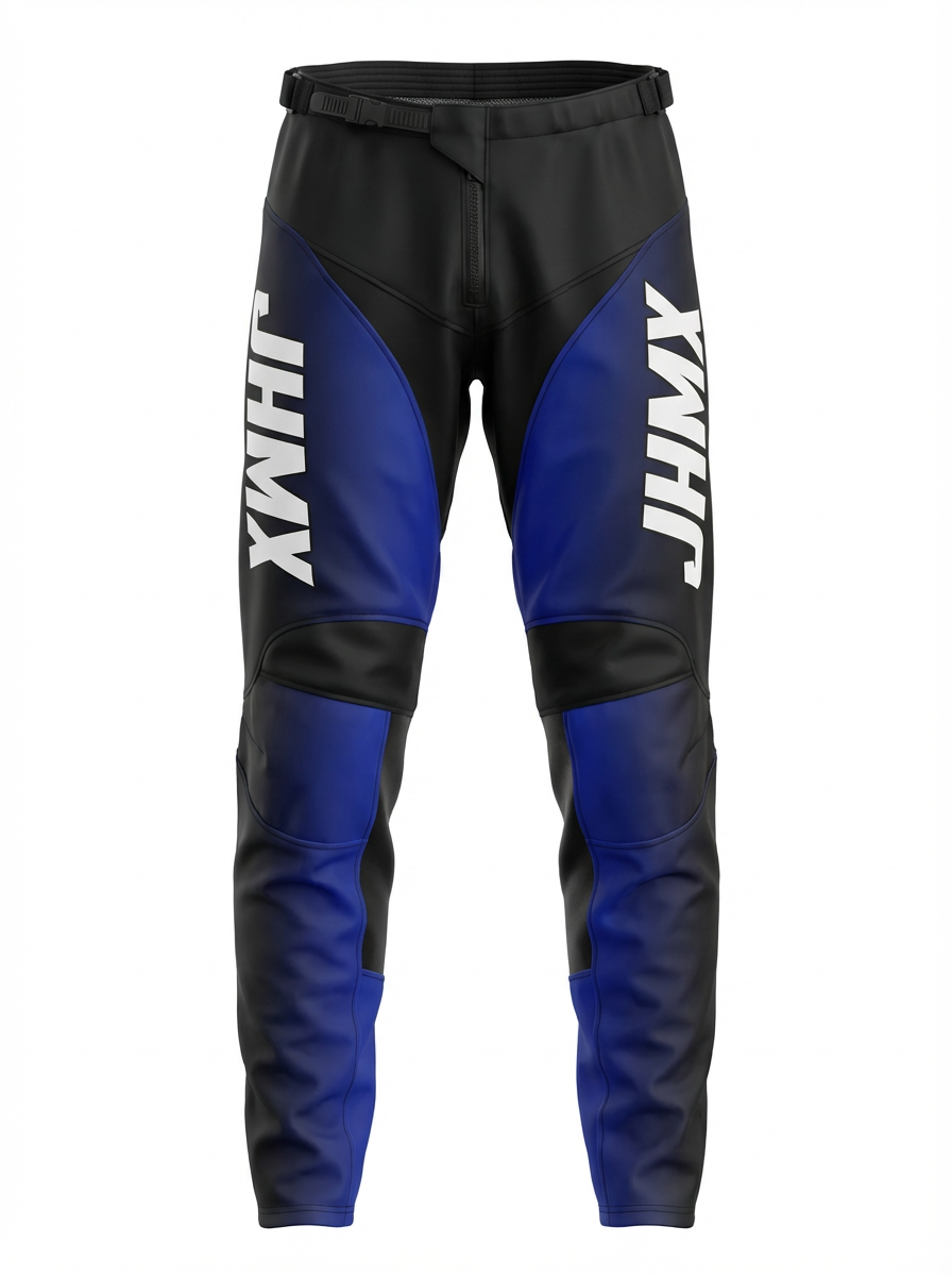 Blue & Black fade trousers ￼
