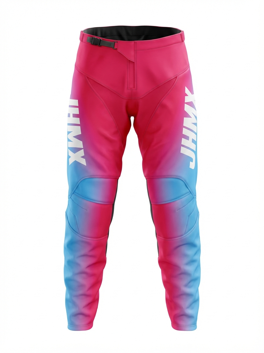 Pink & Blue fade trousers ￼